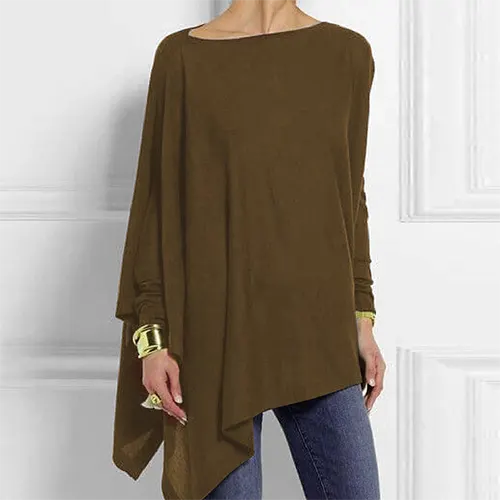Davy | Women's Asymmetrical Long Sleeve Top