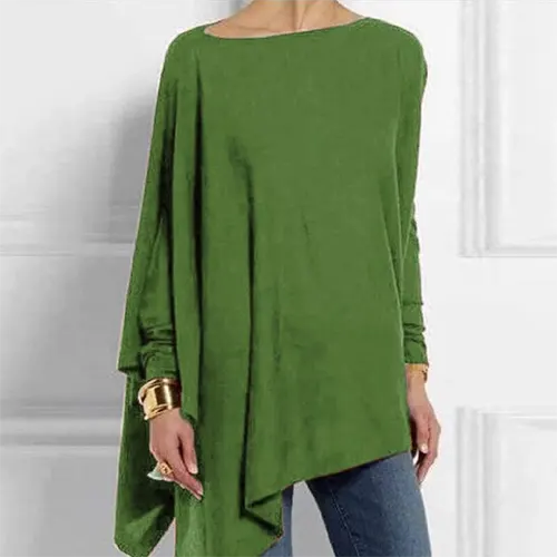 Davy | Women's Asymmetrical Long Sleeve Tunic