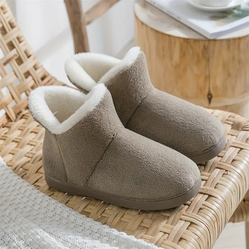 Davy | Women's Bootie Slippers with Cozy Fleece Lining