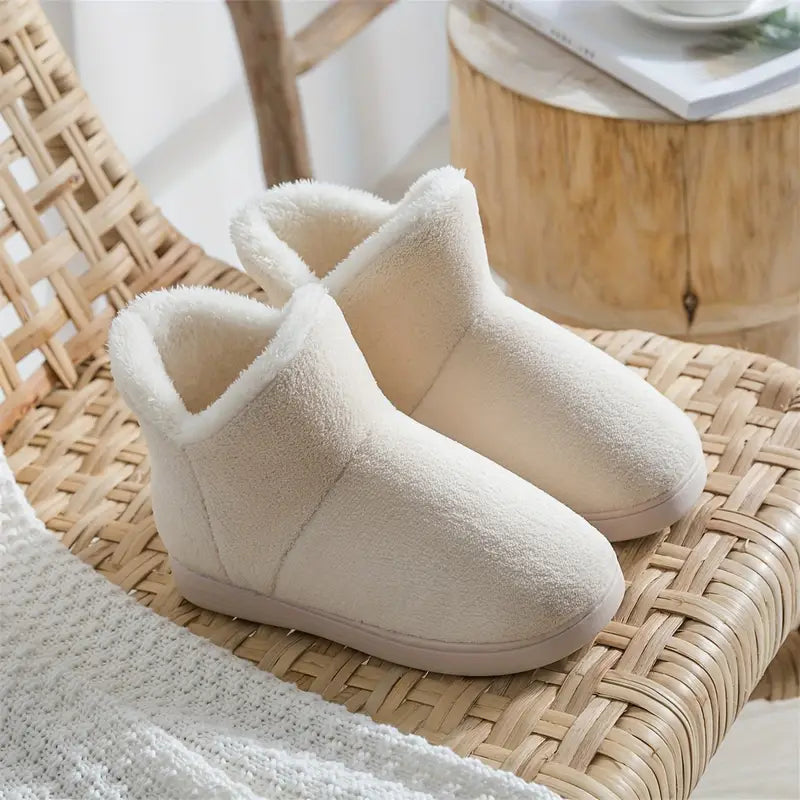Davy | Women's Bootie Slippers with Cozy Fleece Lining