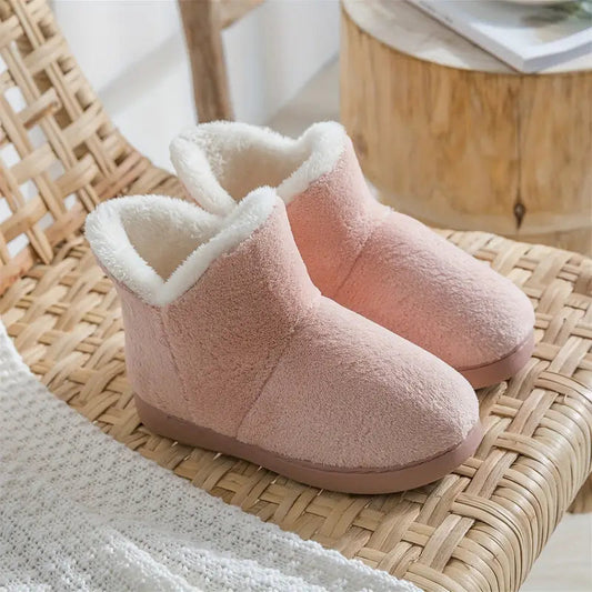 Davy | Women's Bootie Slippers with Cozy Fleece Lining