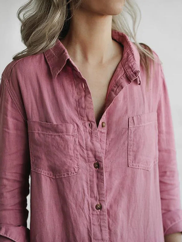 Davy | Women's Button-Front Jumpsuit with Pockets