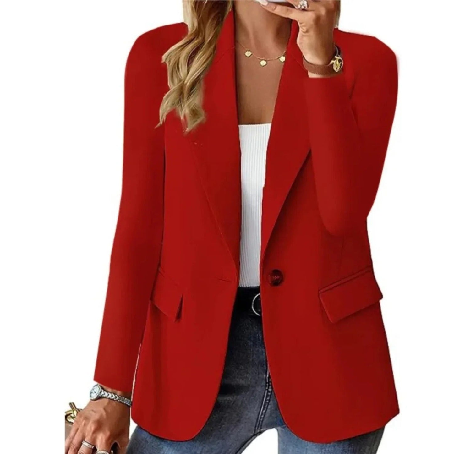 Davy | Women's Casual One-Button Blazer