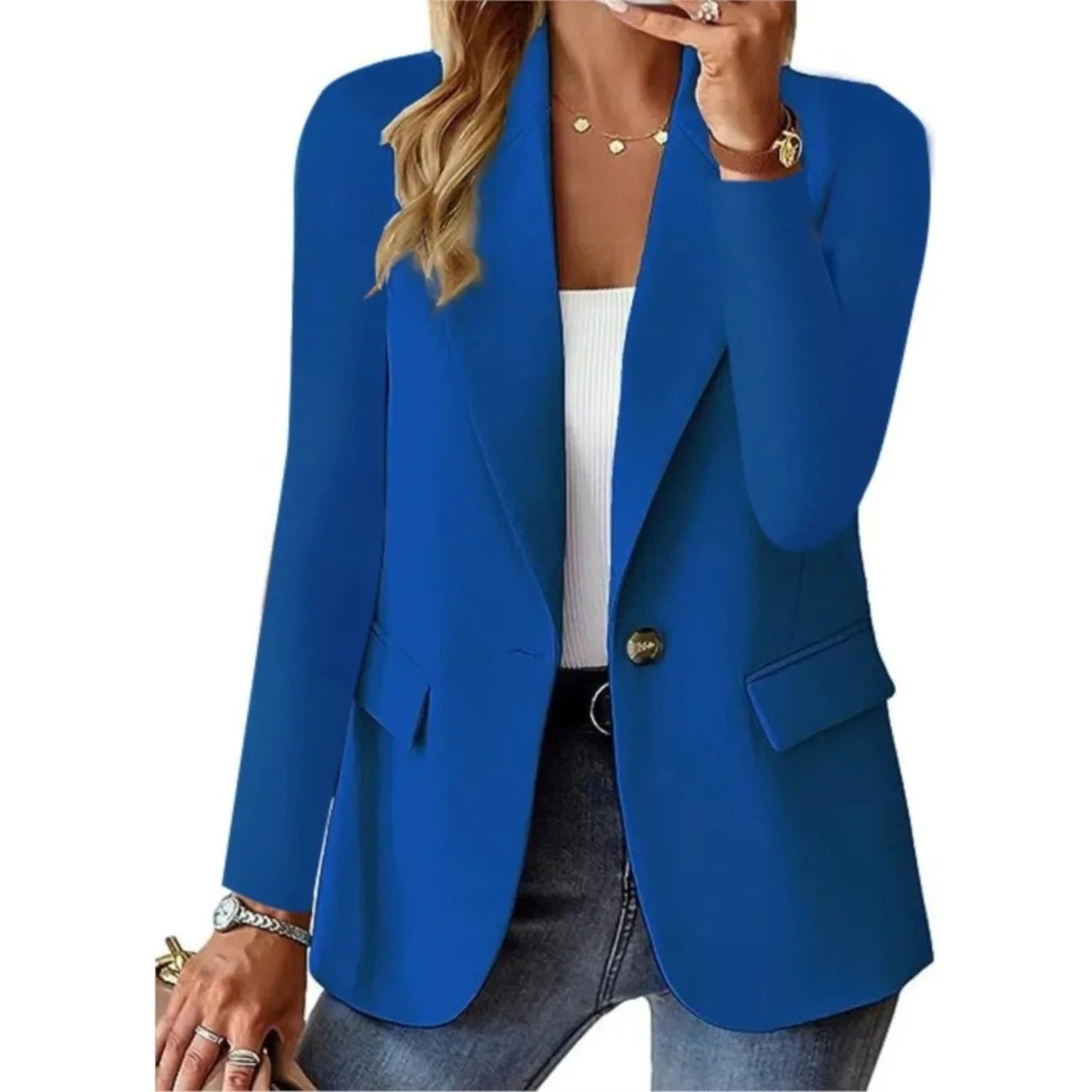 Davy | Women's Casual One-Button Blazer