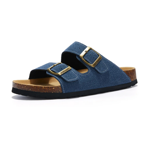 Davy | Women's Comfort Slides with Cork Footbed