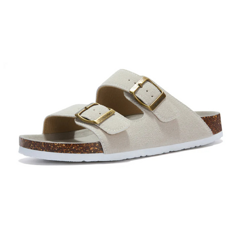 Davy | Women's Comfort Slides with Cork Footbed