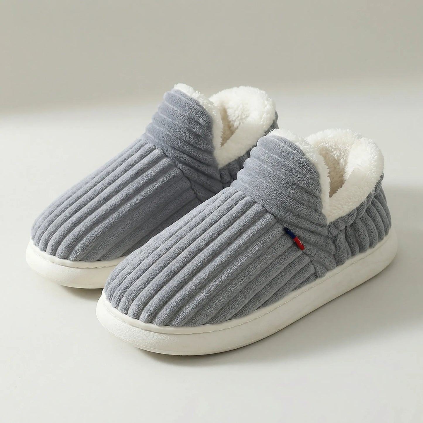 Davy | Women's Cozy Ribbed Slip-on Slippers