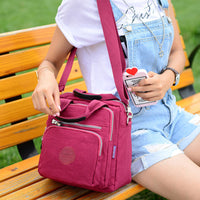 Davy | Sac bandoulière pour femme avec multiples poches