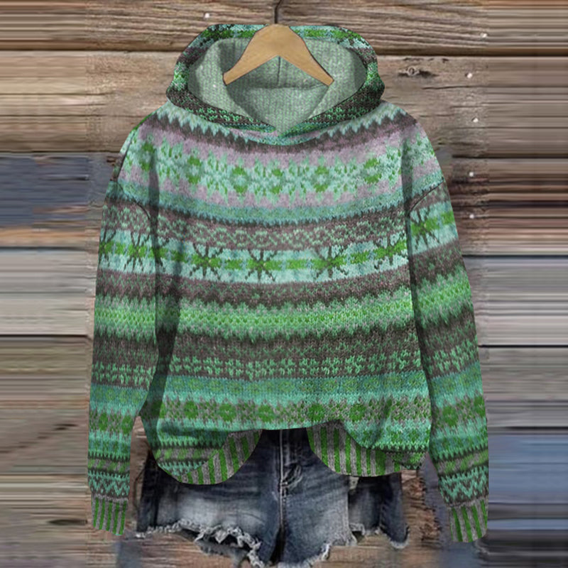 Davy | Women's Fair Isle Hoodie