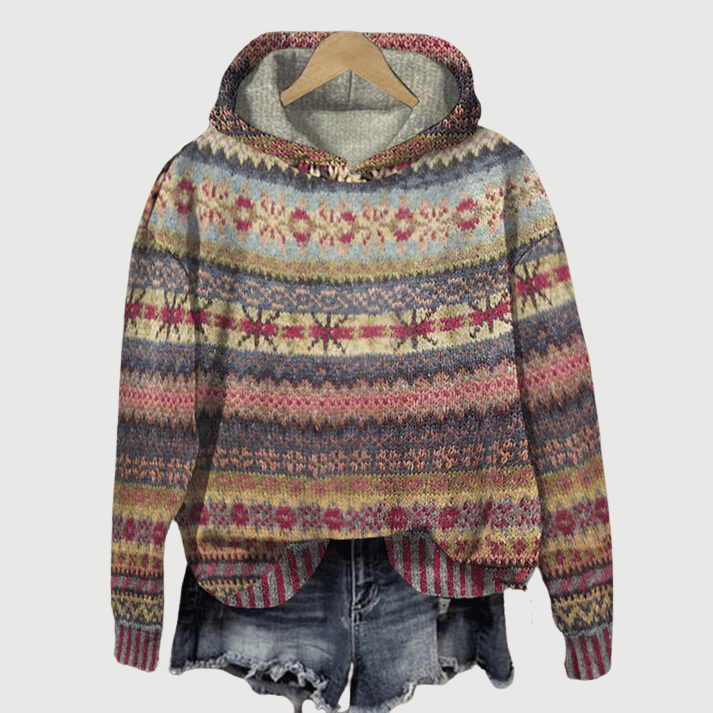 Davy | Women's Fair Isle Hoodie