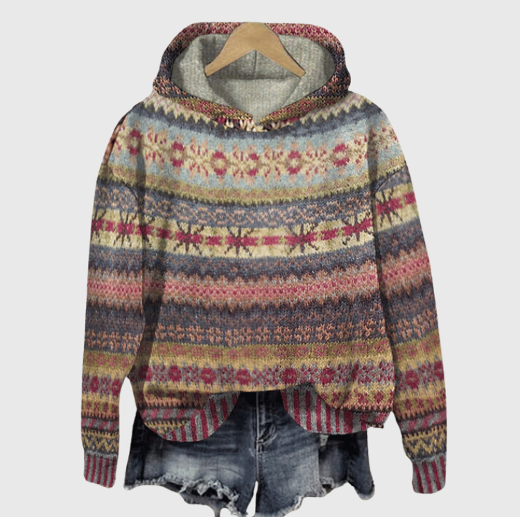 Davy | Women's Fair Isle Hoodie