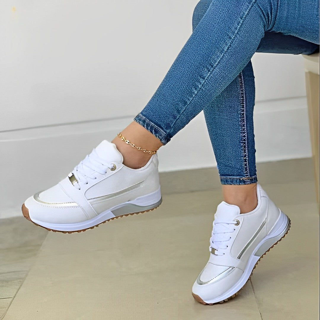 Davy | Women's Fashion Sneakers with Side Stripe Detail