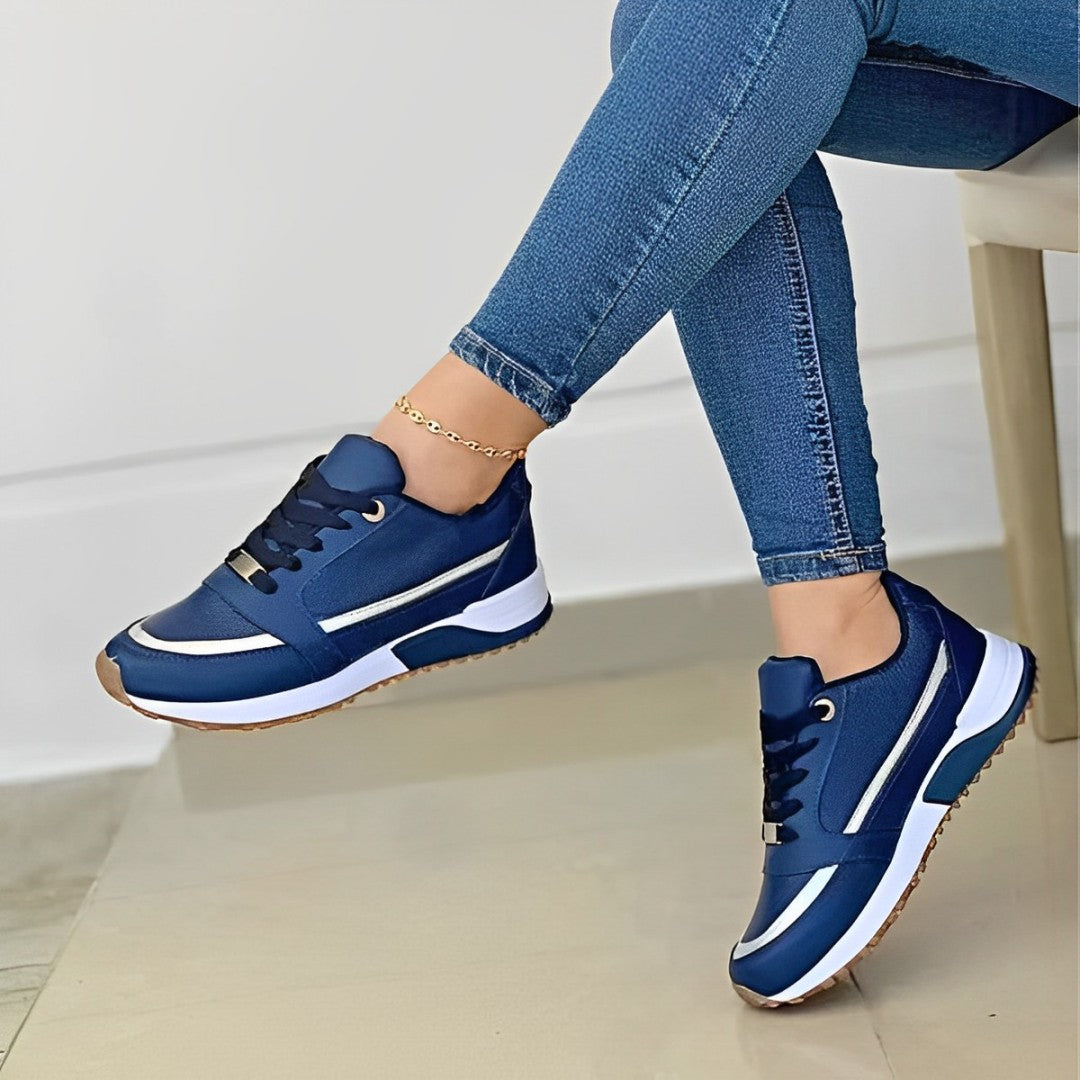 Davy | Women's Fashion Sneakers with Side Stripe Detail