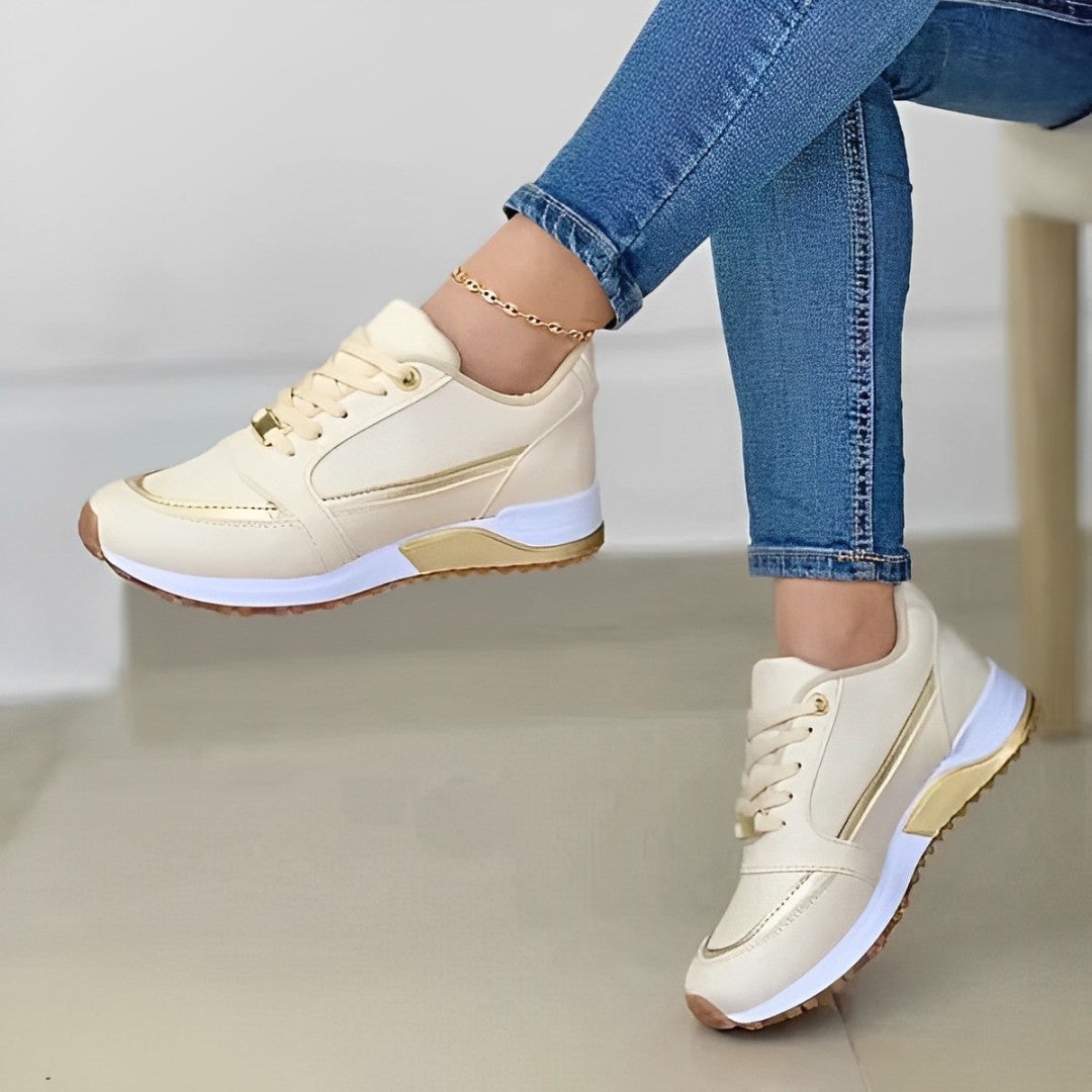 Davy | Women's Fashion Sneakers with Side Stripe Detail