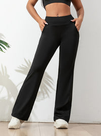 Pantalones acampanados cómodos y fluidos para mujer