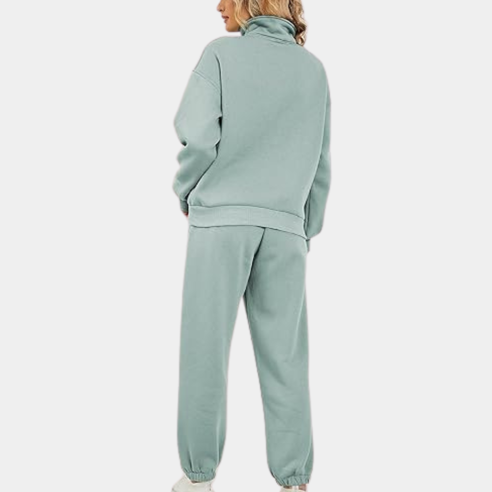 Davy | Women's Half-Zip Sweatshirt and Jogger Set