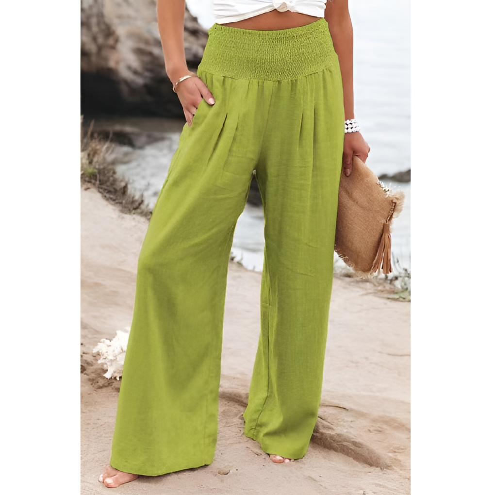 Davy | Women's High-Waisted Wide Leg Pants