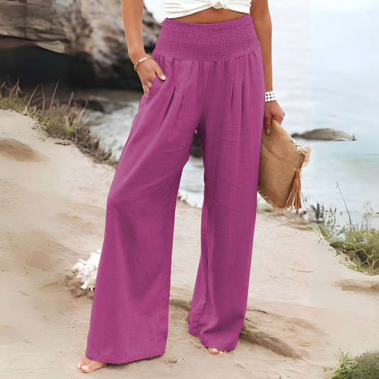 Davy | Women's High-Waisted Wide Leg Pants
