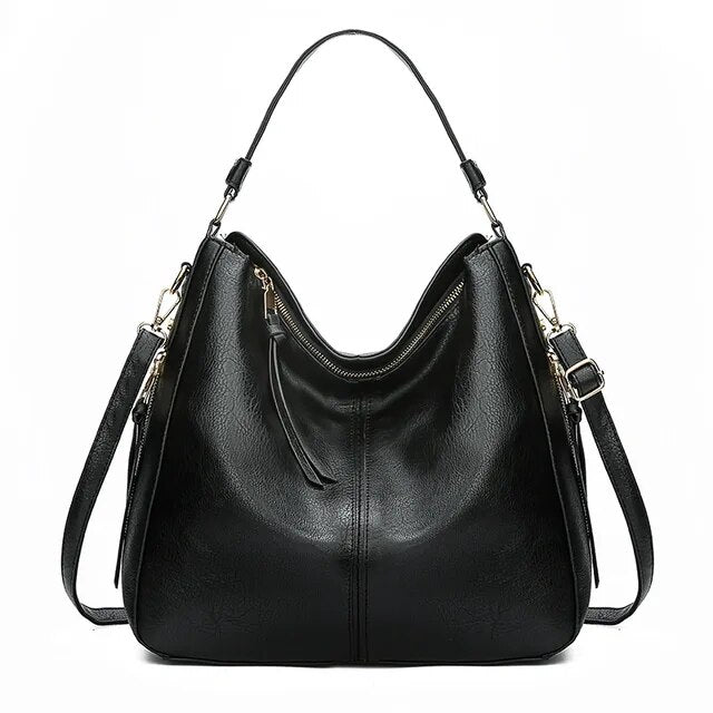 Davy | Women's Hobo Shoulder Bag with Zipper Accent