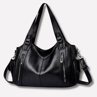 Davy | Women's Hobo Shoulder Bag with Zipper Pockets