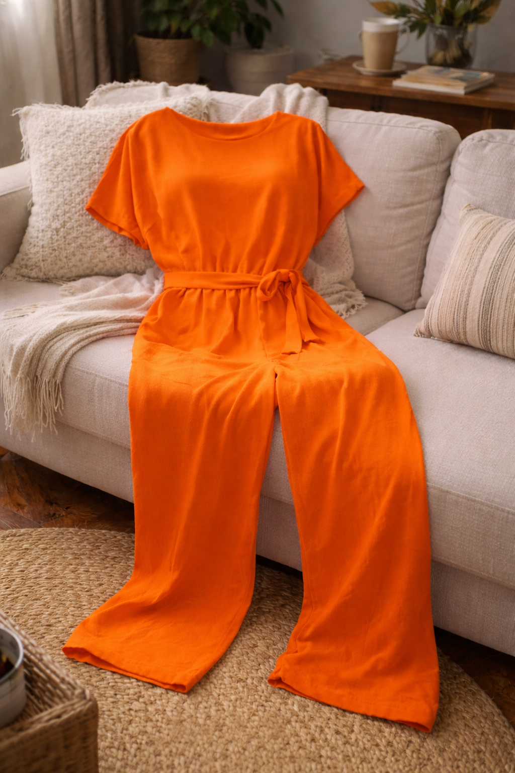 Davy | Women's Jumpsuit Wide Cut with Belt