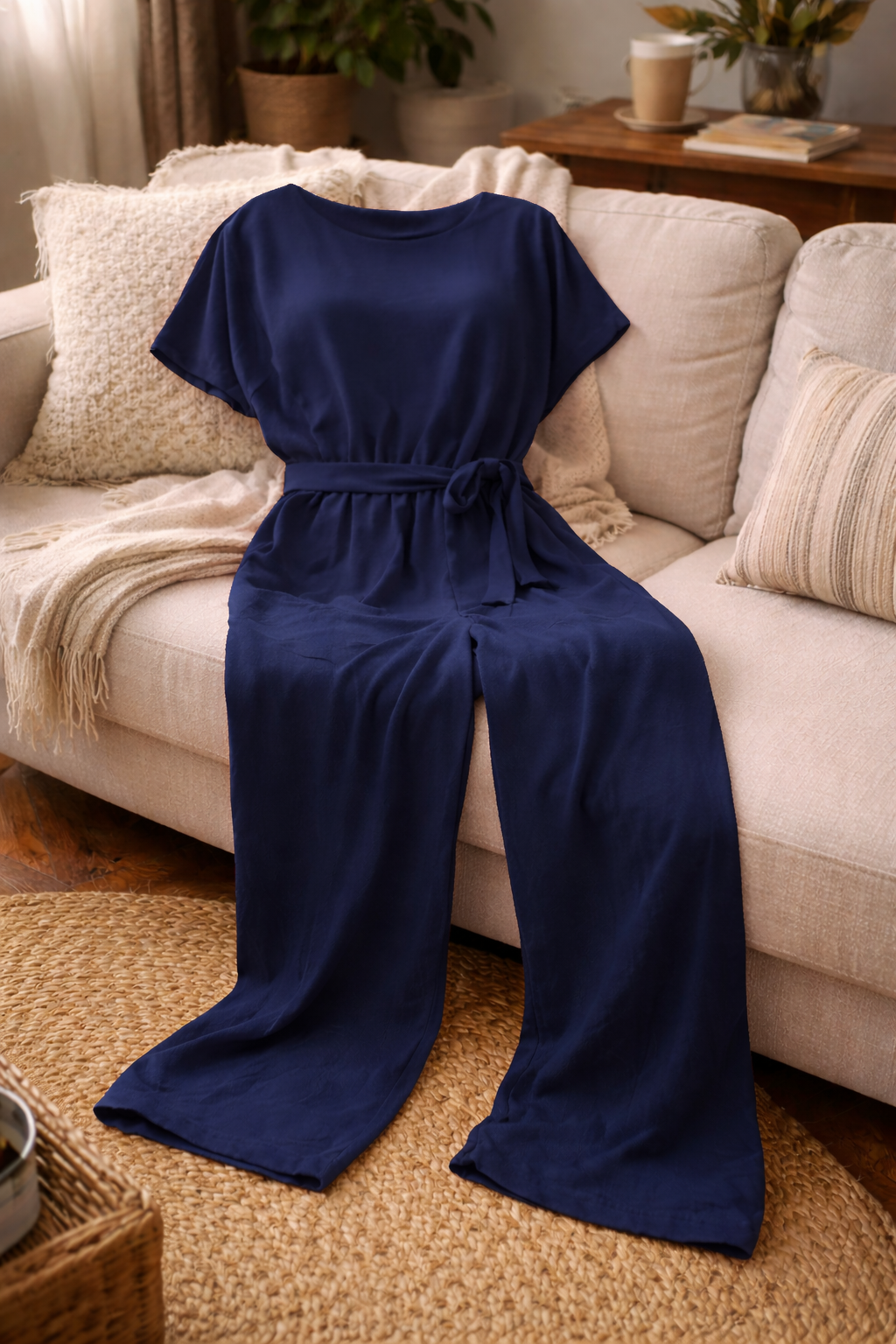 Davy | Women's Jumpsuit Wide Cut with Belt