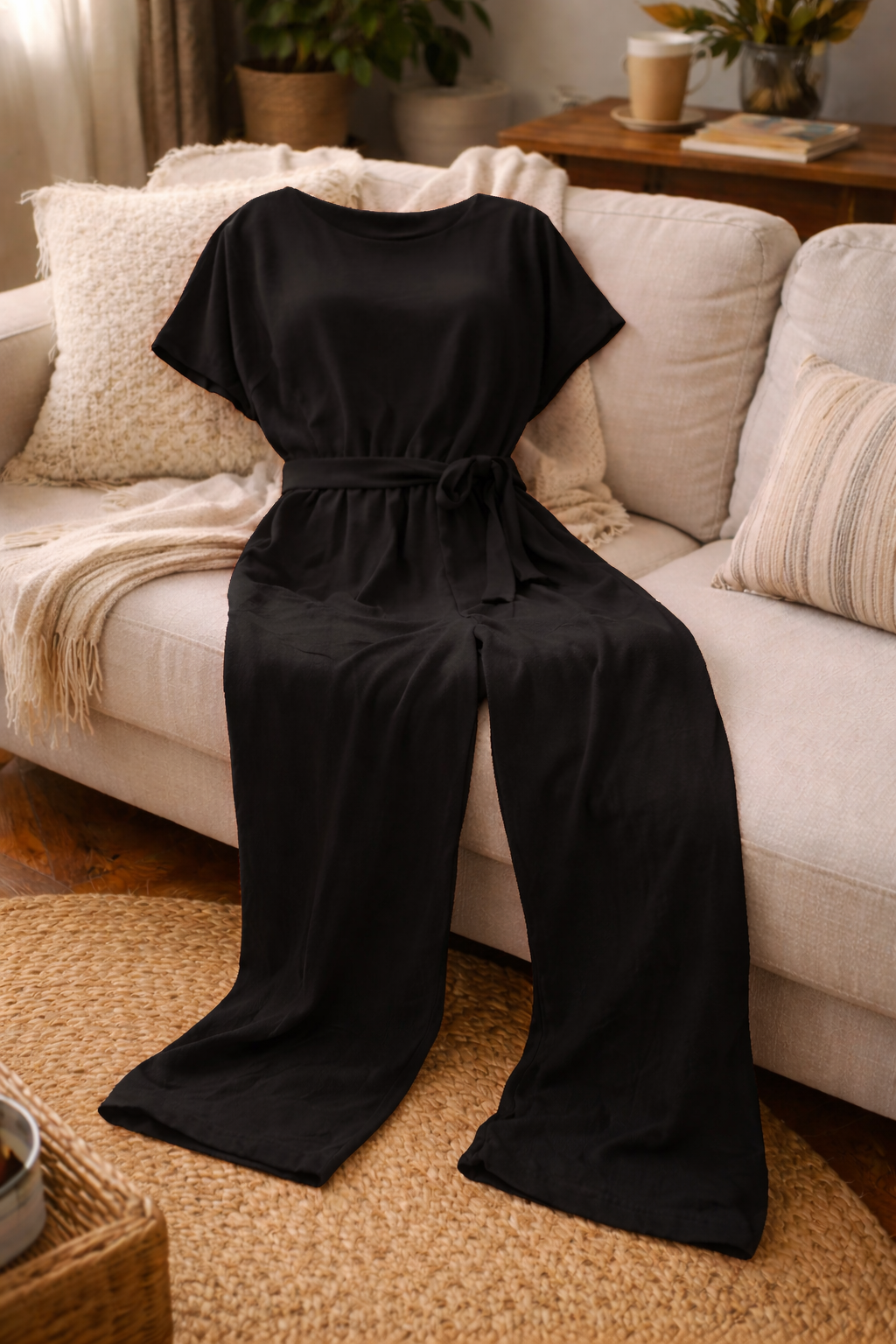 Davy | Women's Jumpsuit Wide Cut with Belt