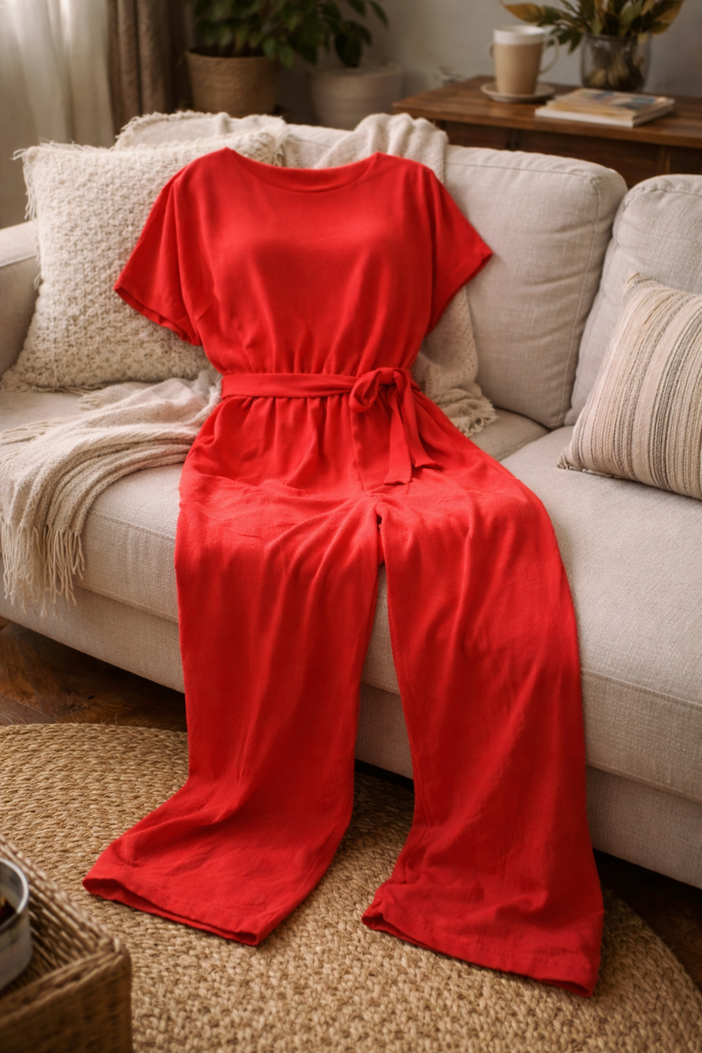 Davy | Women's Jumpsuit Wide Cut with Belt