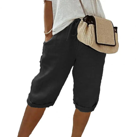 Davy | Women's Knee Pants with Drawstring and Pockets