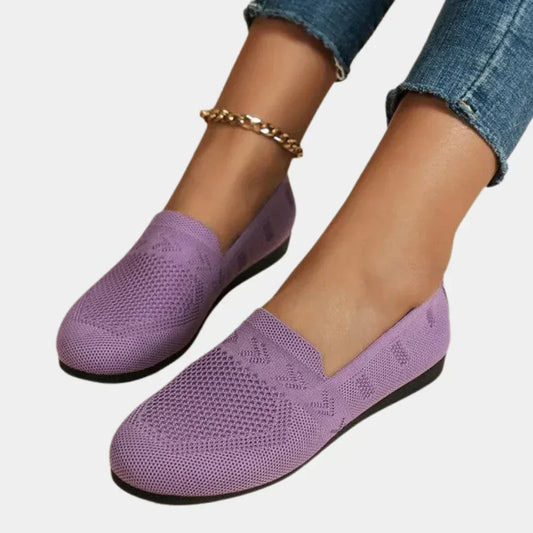 Davy | Women's Knit Loafers Breathable Slip-On Shoes