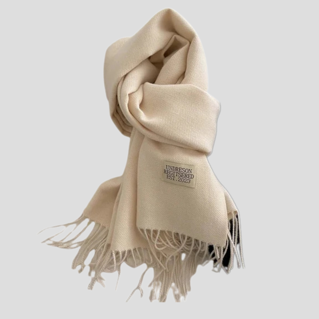 Davy | Women's Long Scarf with Fringe Detail