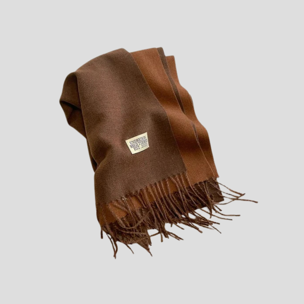 Davy | Women's Long Scarf with Fringe Detail