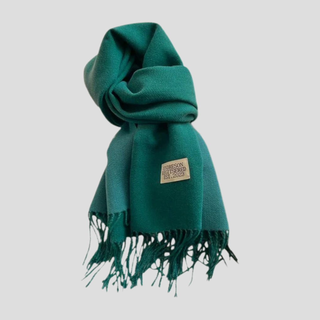 Davy | Women's Long Scarf with Fringe Detail