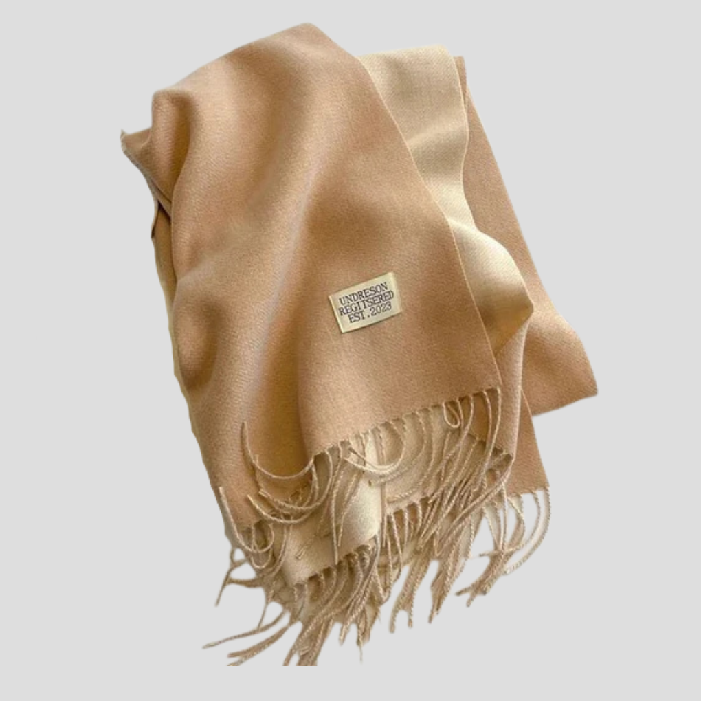 Davy | Women's Long Scarf with Fringe Detail