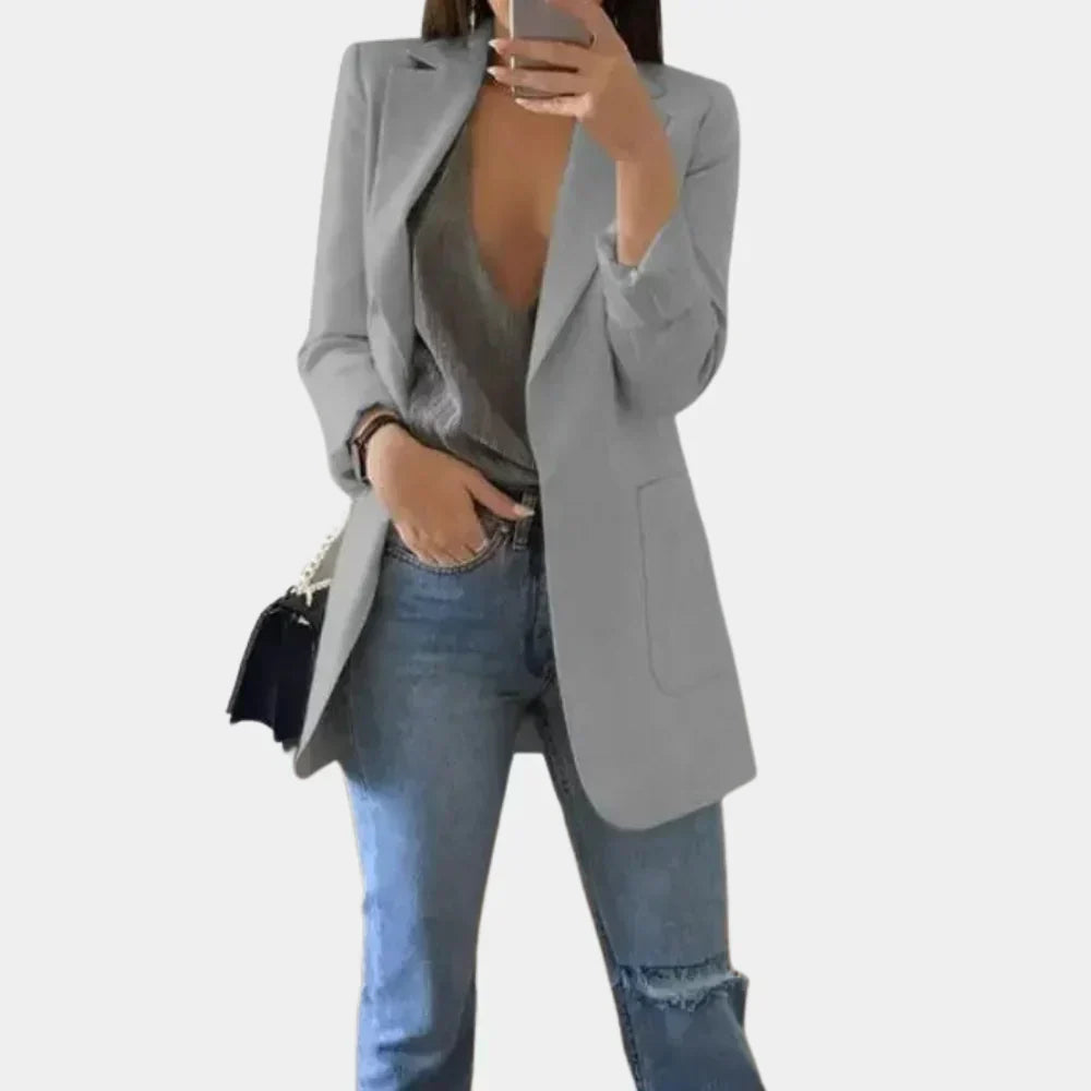 Davy | Women's Longline Blazer with Slim Fit