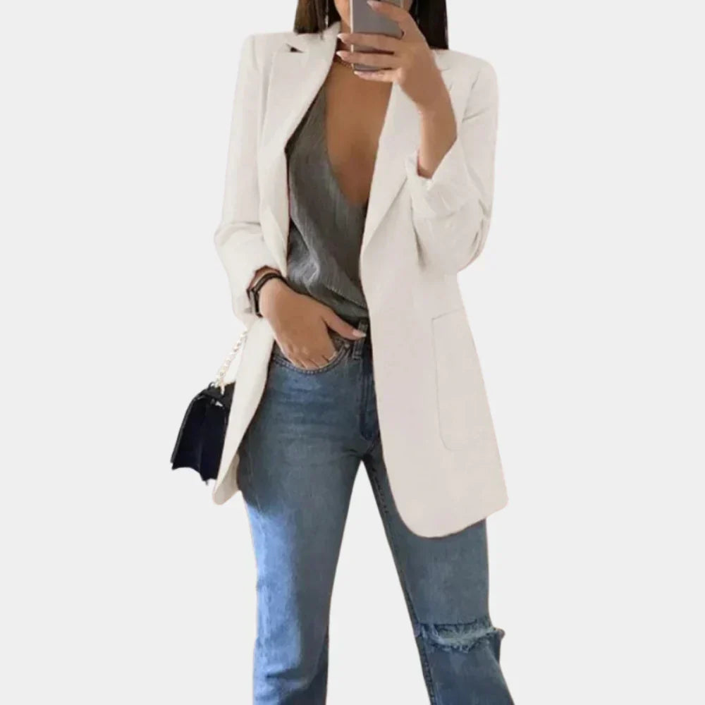 Davy | Women's Longline Blazer with Slim Fit