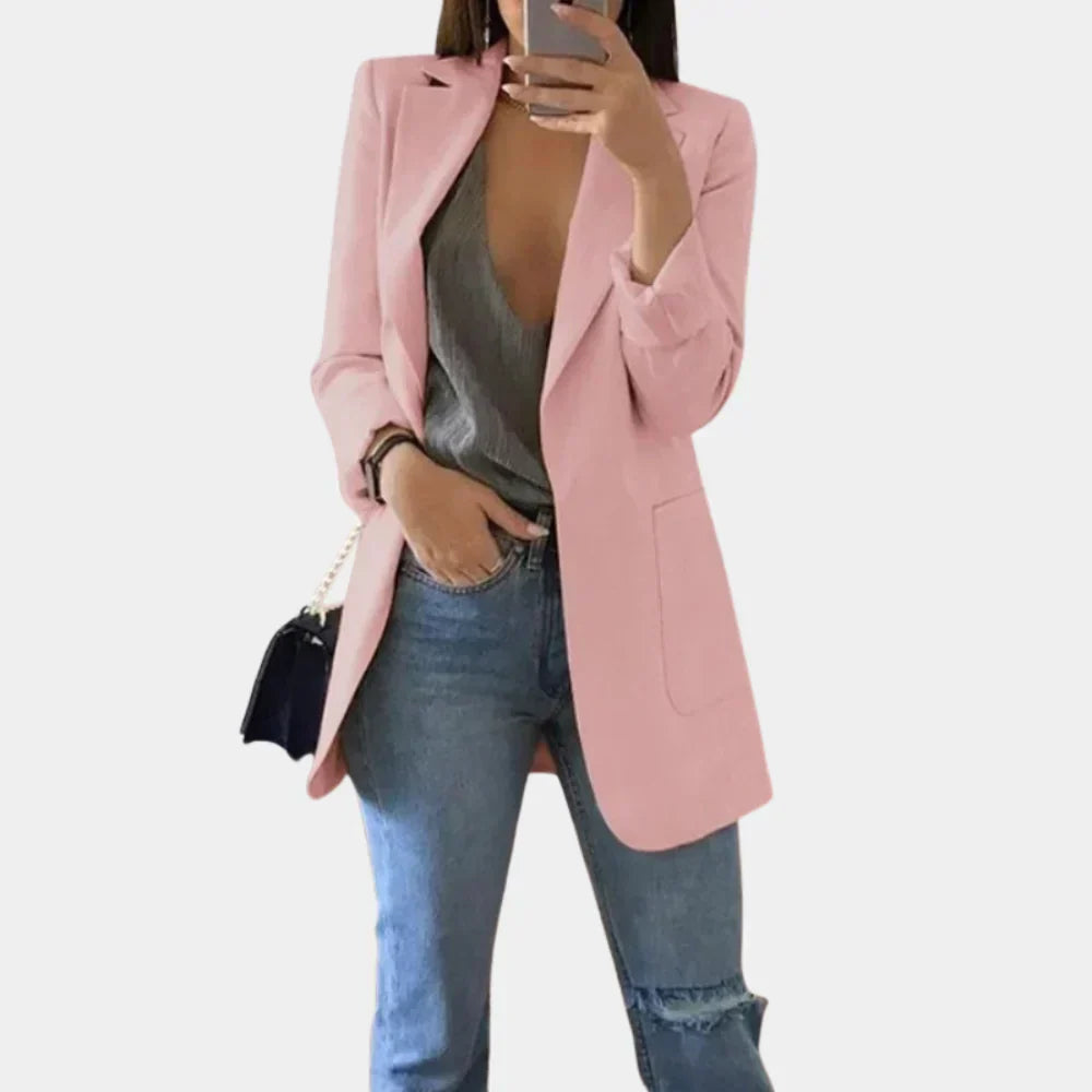 Davy | Women's Longline Blazer with Slim Fit
