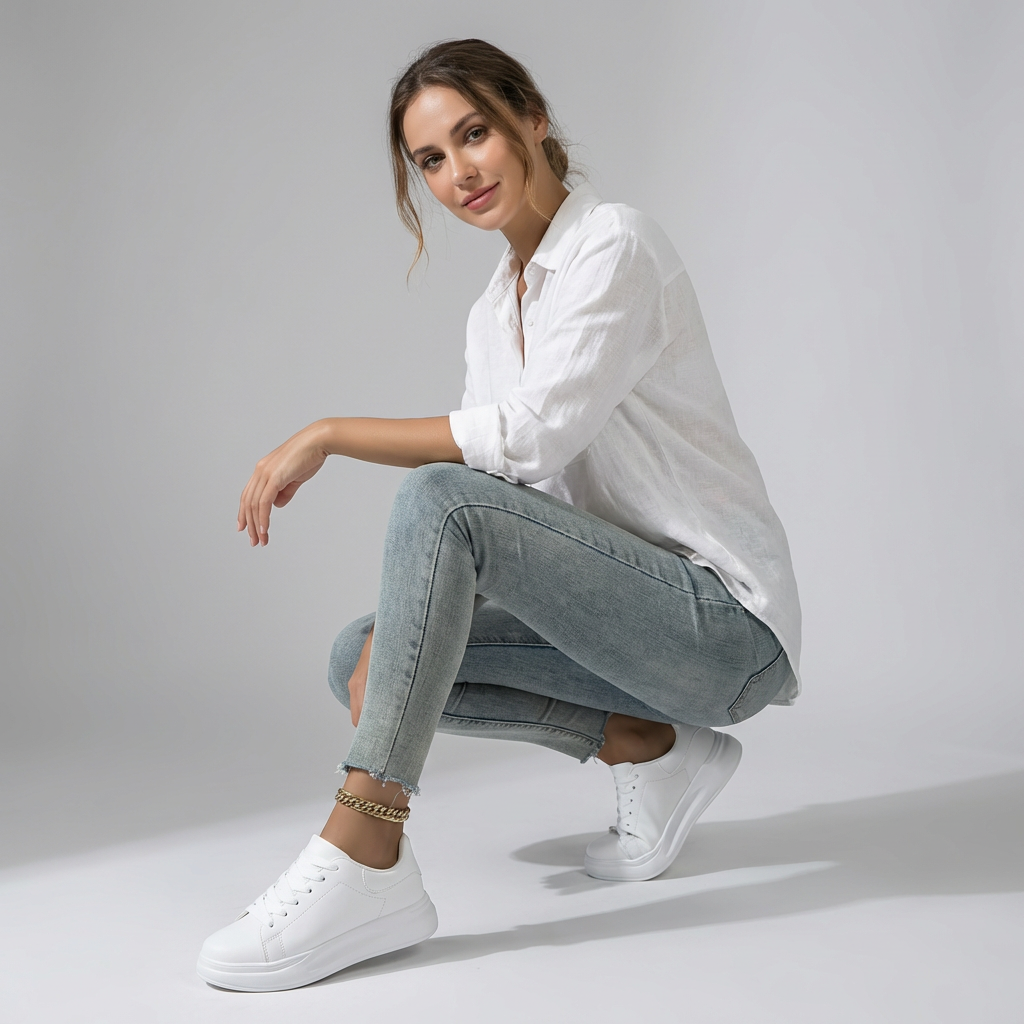 Davy | Women's Orthopedic Sneakers - Lace-Up