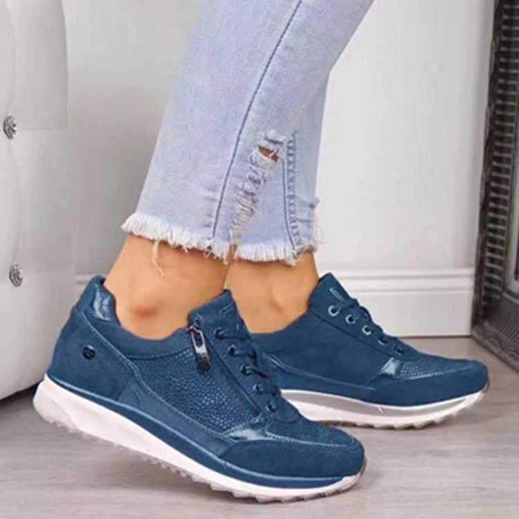 Davy | Women's Orthopedic Sneakers with Zipper Detail