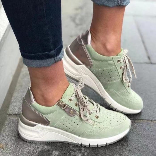 Davy | Women's Orthopedic Walking Sneakers with Side Zipper