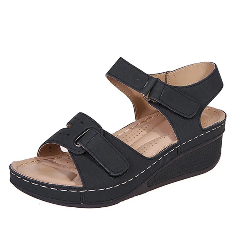 Davy | Women's Orthopedic Wedge Sandals with Adjustable Straps