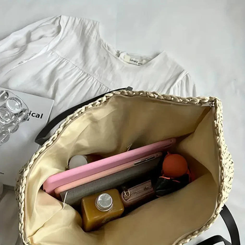 Davy | Women's Oversized Woven Tote Bag