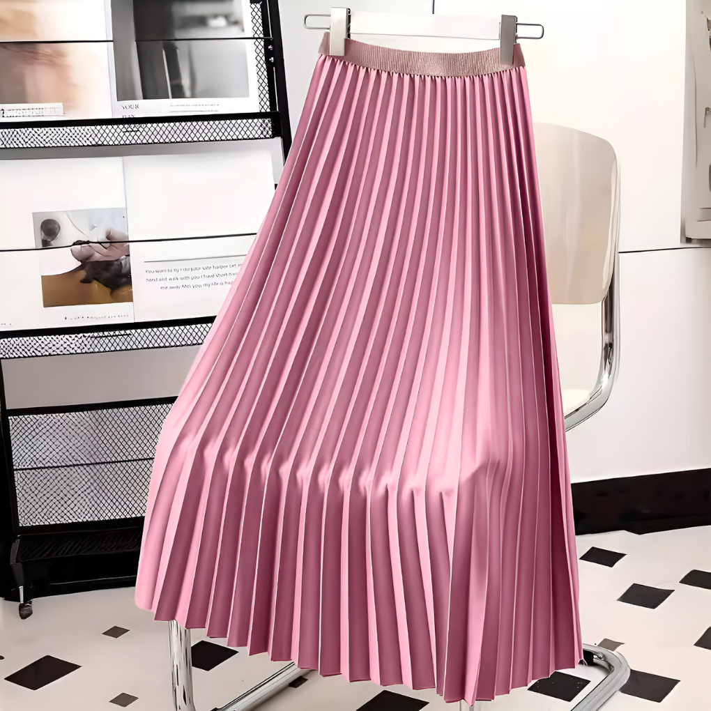Davy | Women's Pleated Midi Skirt