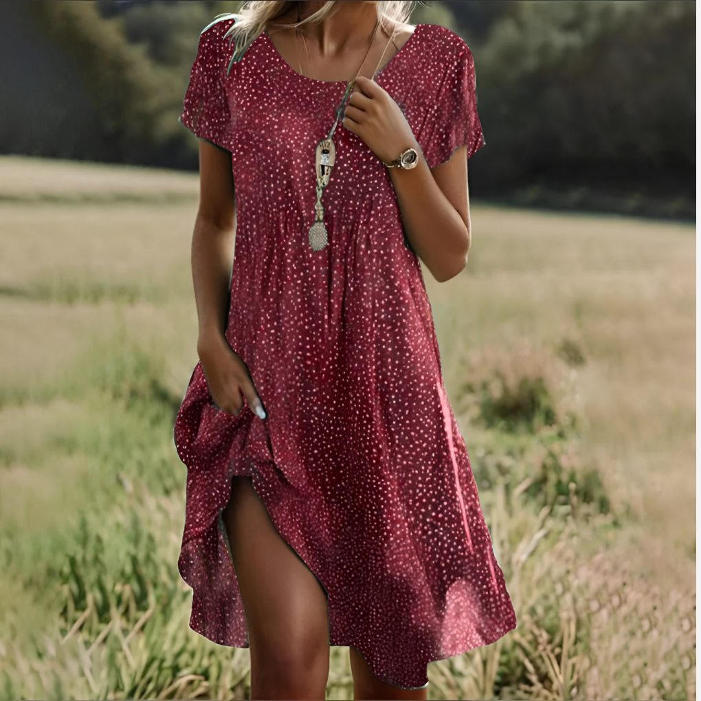 Davy | Women's Polka Dot Summer Dress