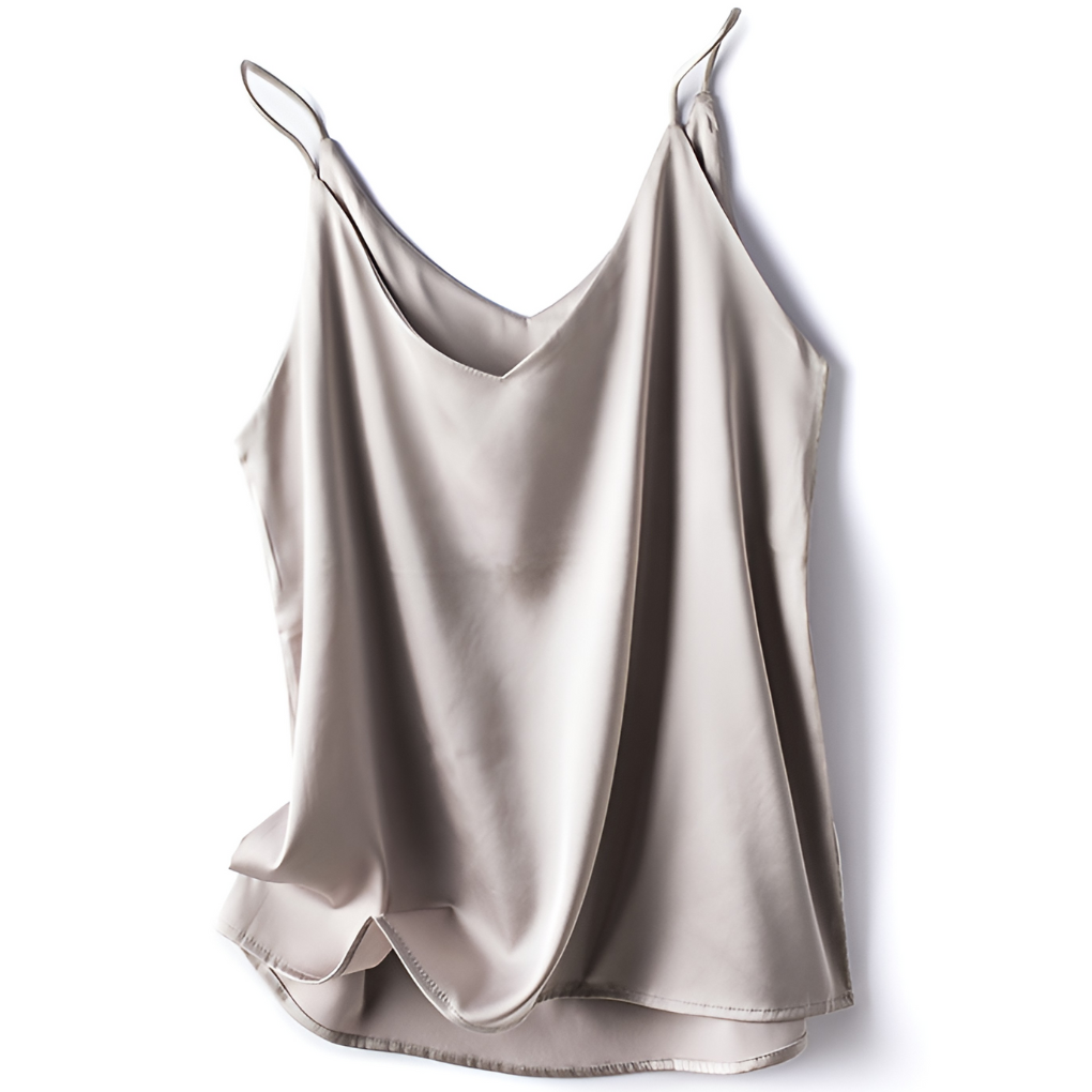 Davy | Women's Satin Camisole Top with Spaghetti Straps