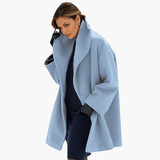 Davy | Women's Shawl Collar Coat with Long Sleeves