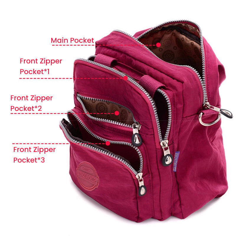 Davy | Women's Shoulder Bag with Multiple Compartments