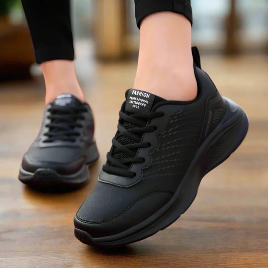 Davy | Women's Slip-Resistant Work Sneakers with Lace-Up Closure