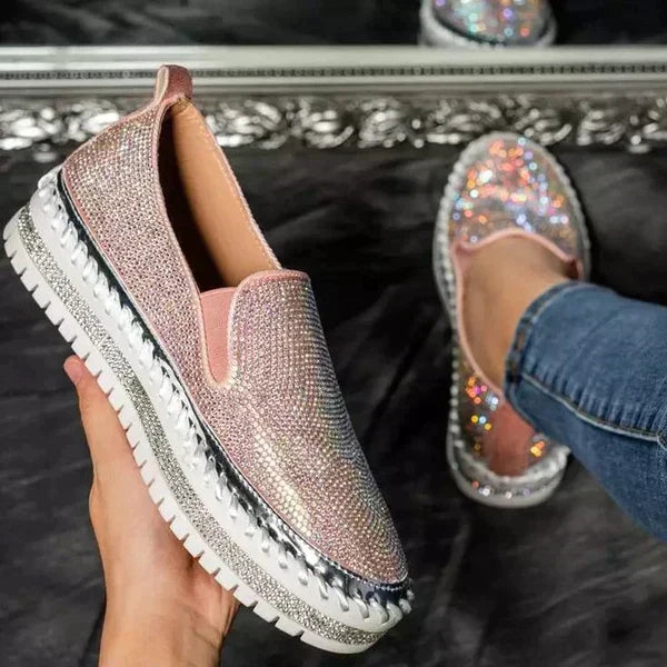 Davy | Women's Sparkling Slip-On Shoes