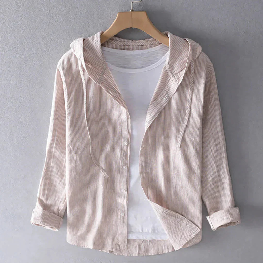 Davy | Women's Striped Hooded Shirt